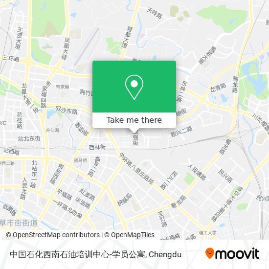 中国石化西南石油培训中心-学员公寓 map