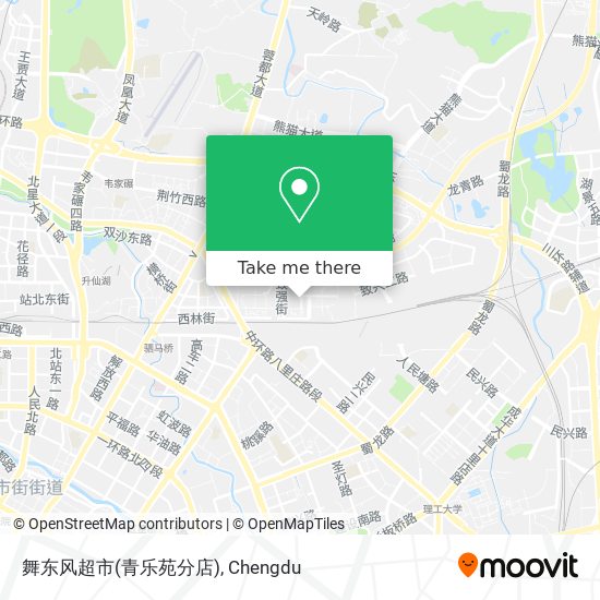 舞东风超市(青乐苑分店) map