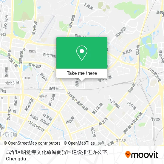 成华区昭觉寺文化旅游商贸区建设推进办公室 map