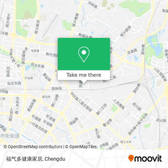福气多健康家居 map