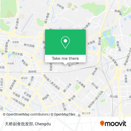 天桥副食批发部 map