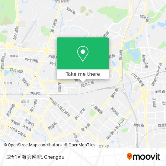成华区海滨网吧 map