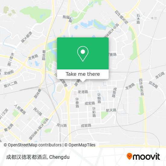 成都汉德茗都酒店 map