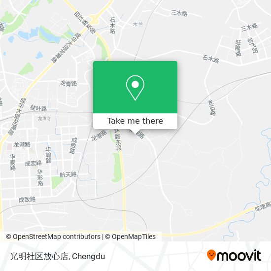 光明社区放心店 map