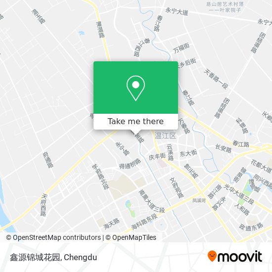 鑫源锦城花园 map