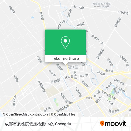 成都市质检院低压检测中心 map
