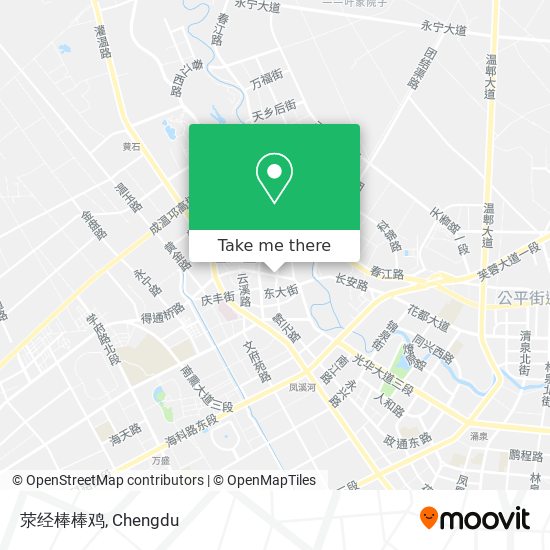 荥经棒棒鸡 map