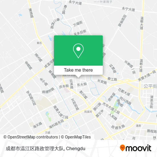 成都市温江区路政管理大队 map
