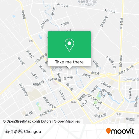 新健诊所 map