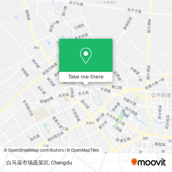 白马庙市场蔬菜区 map