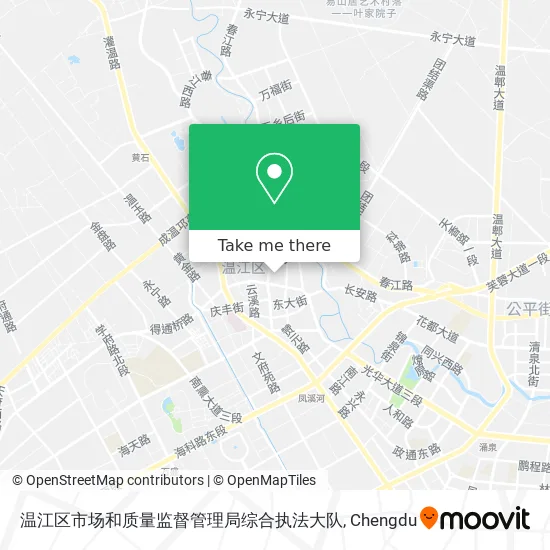 温江区市场和质量监督管理局综合执法大队 map