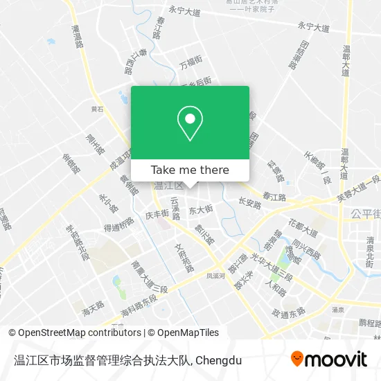 温江区市场监督管理综合执法大队 map