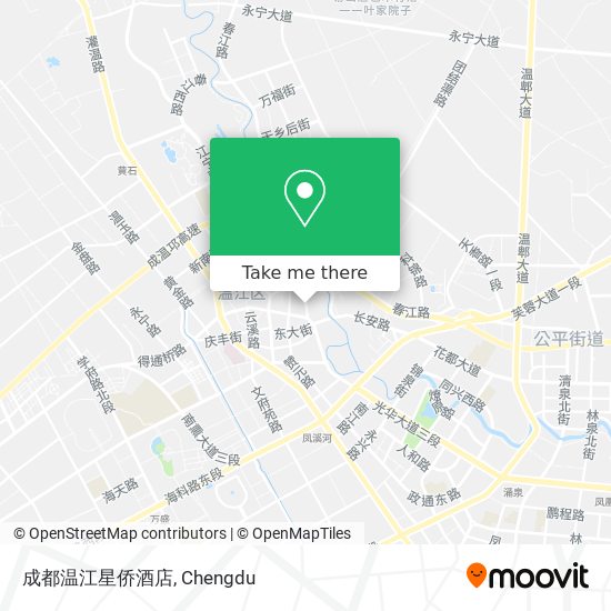 成都温江星侨酒店 map
