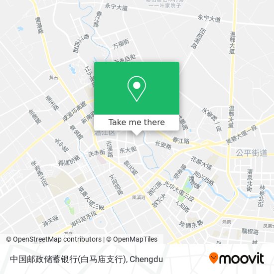 中国邮政储蓄银行(白马庙支行) map