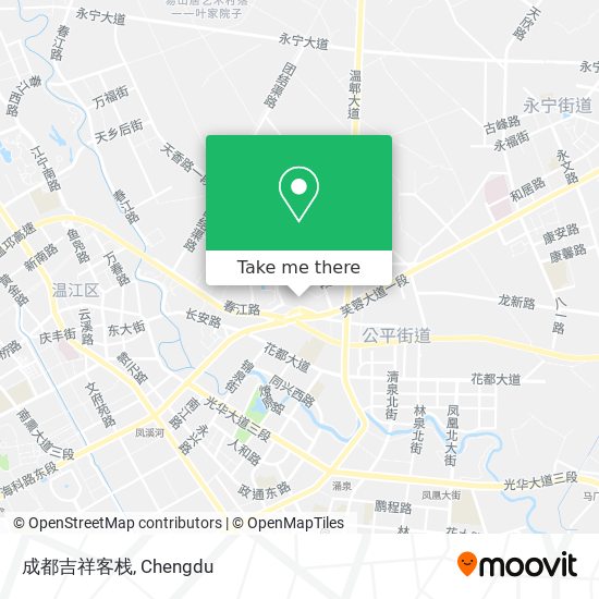 成都吉祥客栈 map