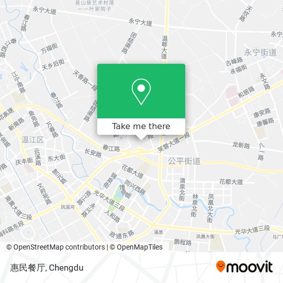 惠民餐厅 map