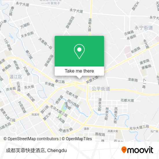 成都芙蓉快捷酒店 map