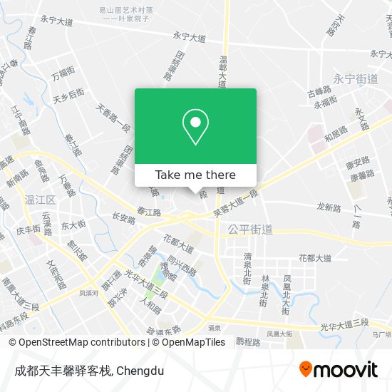 成都天丰馨驿客栈 map