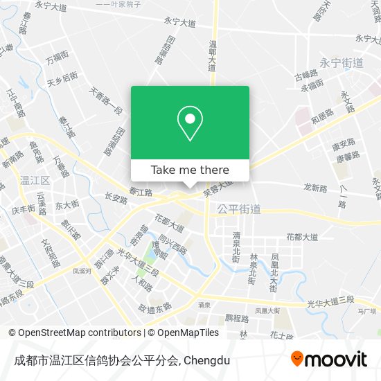 成都市温江区信鸽协会公平分会 map