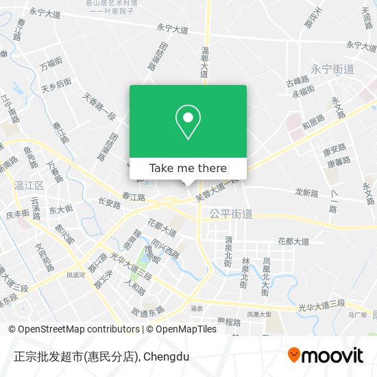 正宗批发超市(惠民分店) map