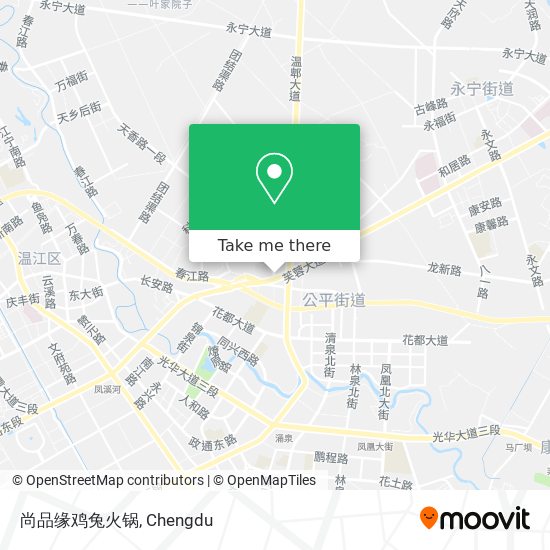 尚品缘鸡兔火锅 map