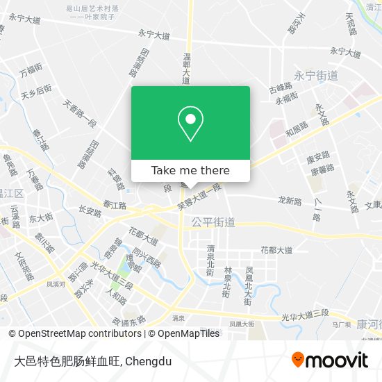 大邑特色肥肠鲜血旺 map