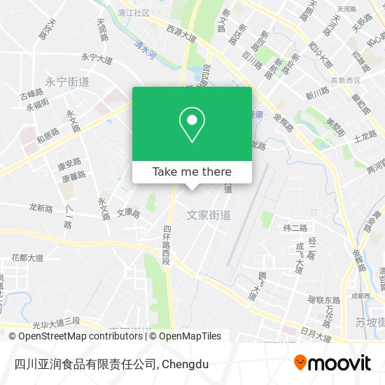 四川亚润食品有限责任公司 map