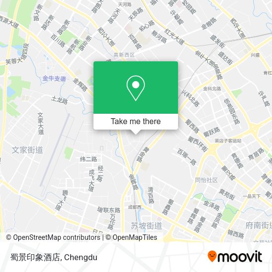 蜀景印象酒店 map