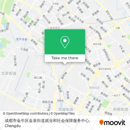 成都市金牛区金泉街道就业和社会保障服务中心 map