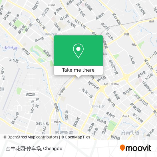 金牛花园-停车场 map