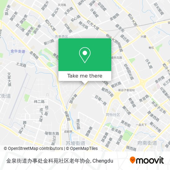 金泉街道办事处金科苑社区老年协会 map