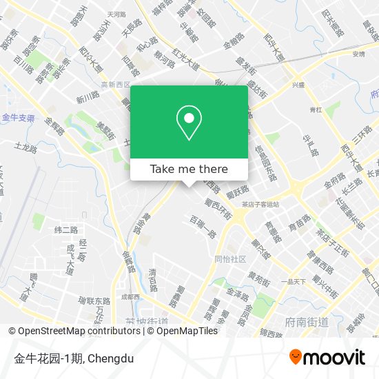 金牛花园-1期 map