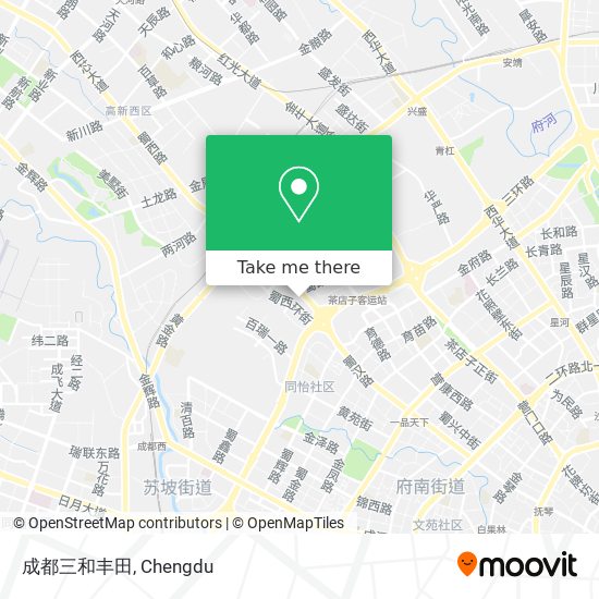 成都三和丰田 map