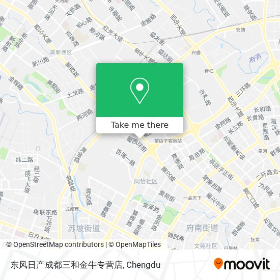 东风日产成都三和金牛专营店 map
