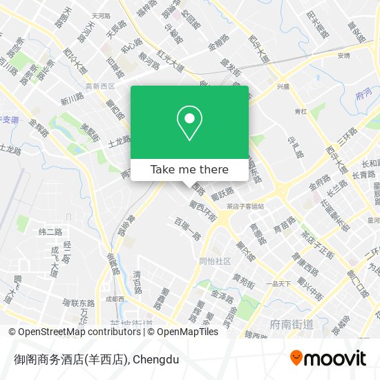 御阁商务酒店(羊西店) map