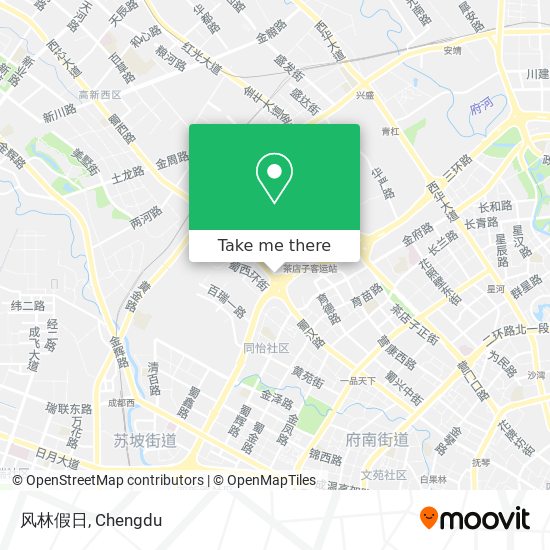 风林假日 map