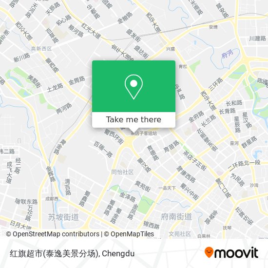 红旗超市(泰逸美景分场) map