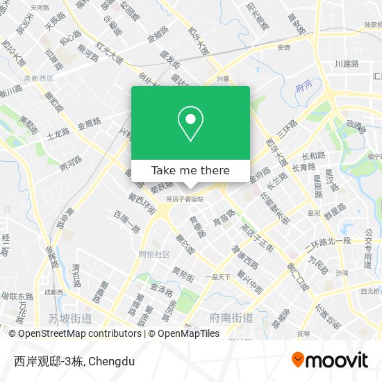 西岸观邸-3栋 map