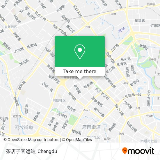 茶店子客运站 map