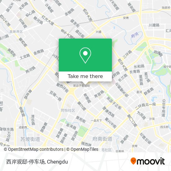 西岸观邸-停车场 map