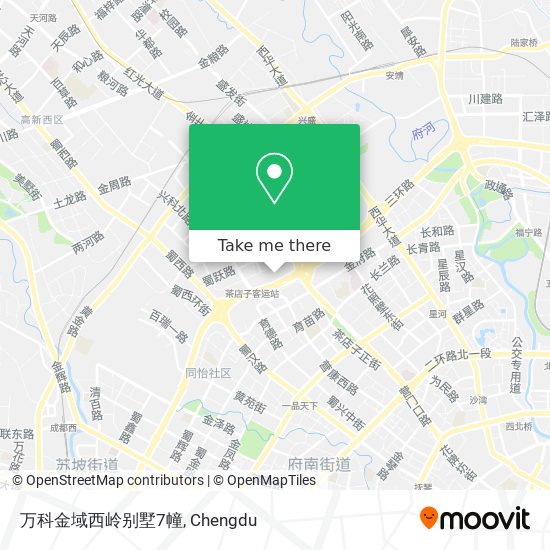 万科金域西岭别墅7幢 map