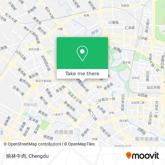 炳林牛肉 map