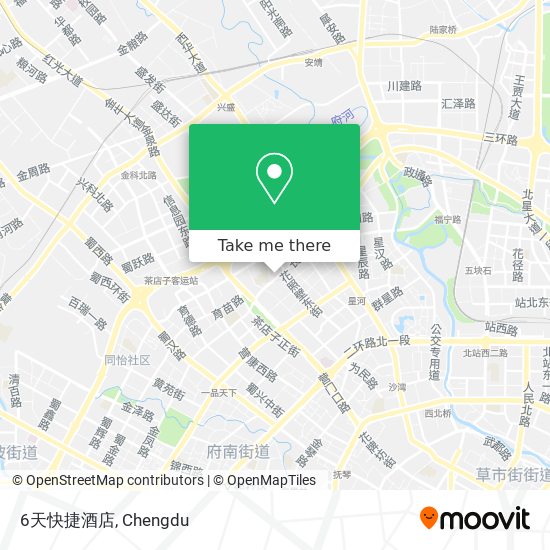 6天快捷酒店 map