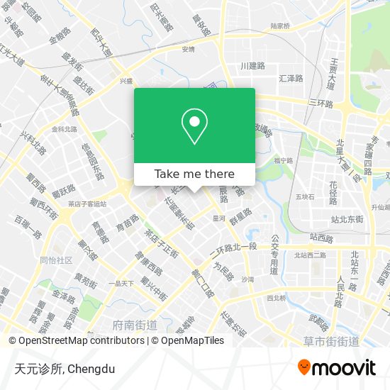 天元诊所 map