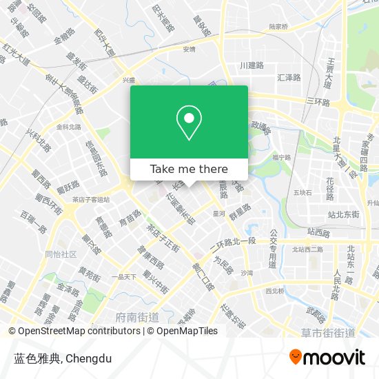 蓝色雅典 map