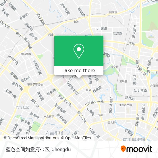 蓝色空间如意府-D区 map