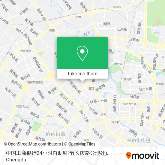 中国工商银行24小时自助银行(长庆路分理处) map