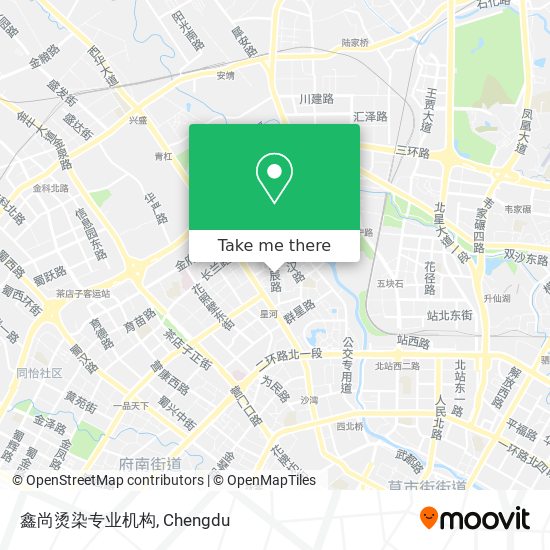 鑫尚烫染专业机构 map