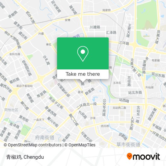 青椒鸡 map