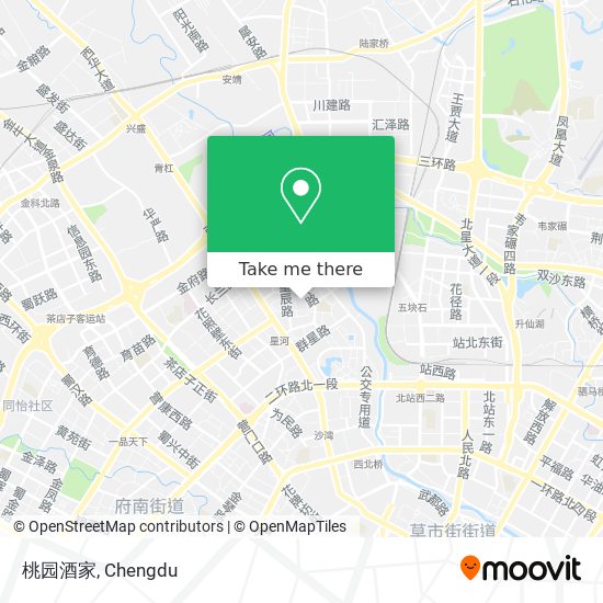 桃园酒家 map